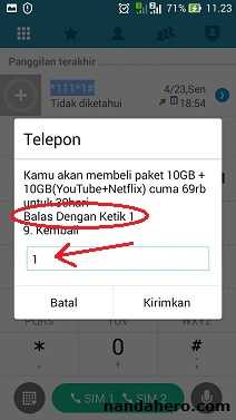 paket internet tri murah 20gb