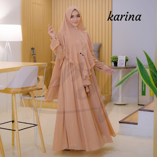 Gaun Muslimah Modern KARINA SYARI BY ARSY HIJAB