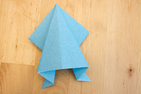 how to fold super easy Pokemon Origami with kids: step-by-step directions to craft Charmander, Squirtle, and Pikachu