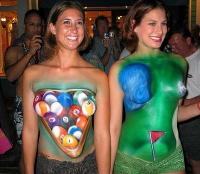 female body painting