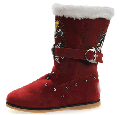 Red Snow Boots Ladies