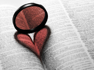 Heart in The Book HQ Stock Photos