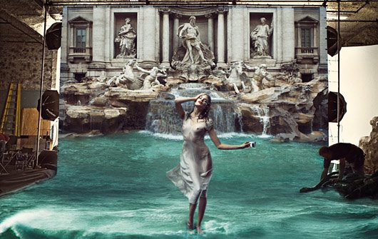 lavazza, annie leibovitz, rome, rome en images, italie