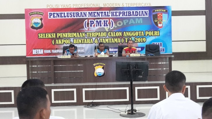 Karo SDM Saksikan Langsung Proses Scand Hasil Ujian PMK Dari Propam Polda Sulsel