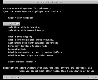 Windows 7 /Xp /Vista Safe mode