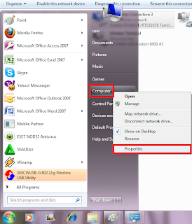 Cara Setting IP Jaringan dan Workgroup di Windows 7