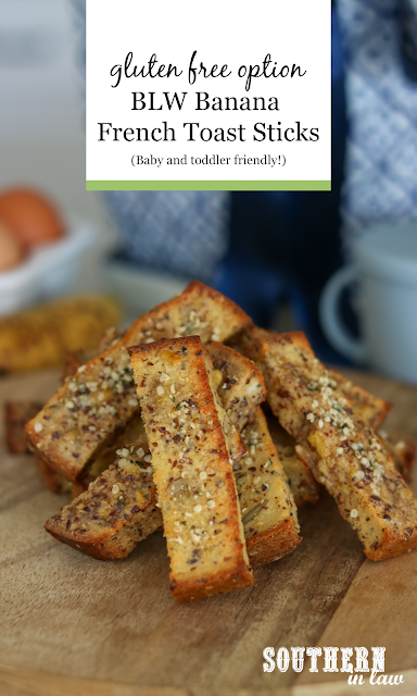 Baby Led Weaning Banana French Toast Sticks Recipe Gluten Free - Easy baby and toddler breakfast ideas