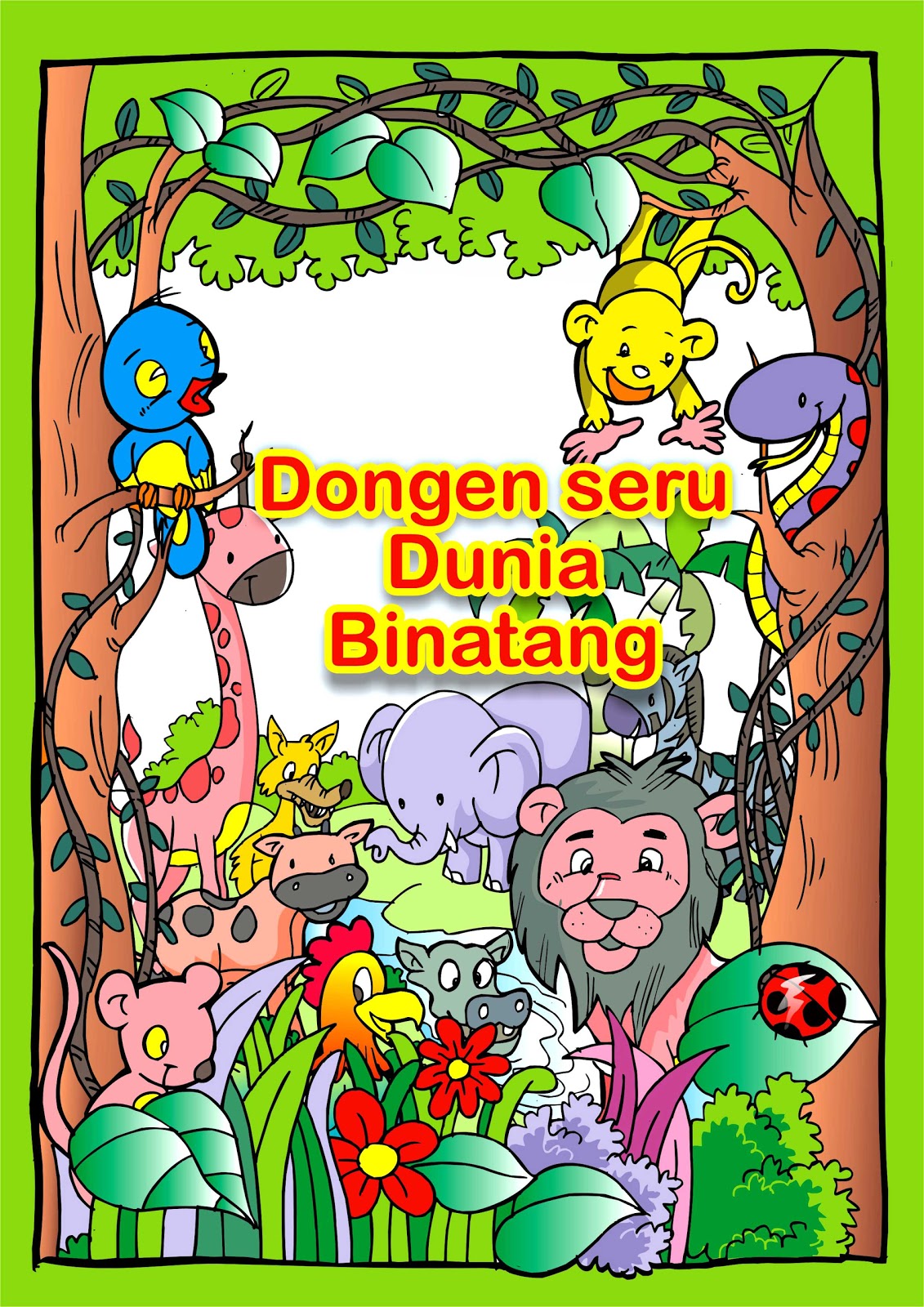 ILUSTRATOR BUKU  ANAK  ANAK  desain  cover  buku  anak 