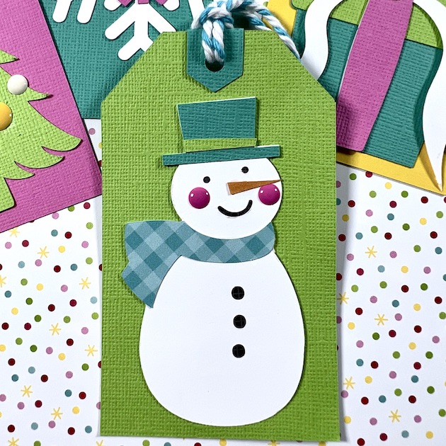 Handmade Snowman Gift Tag