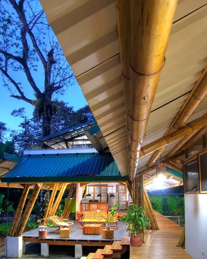 TFQ architects Konstruksi bambu  untuk bangunan rumah 