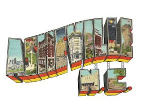 Vintage Asheville North Carolina Big Letter