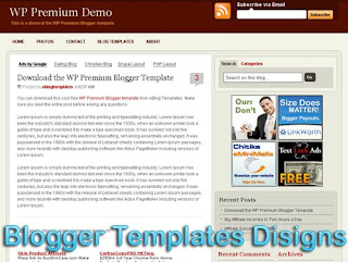 Theme WP Premium Blogger Templates XML Web 2.0