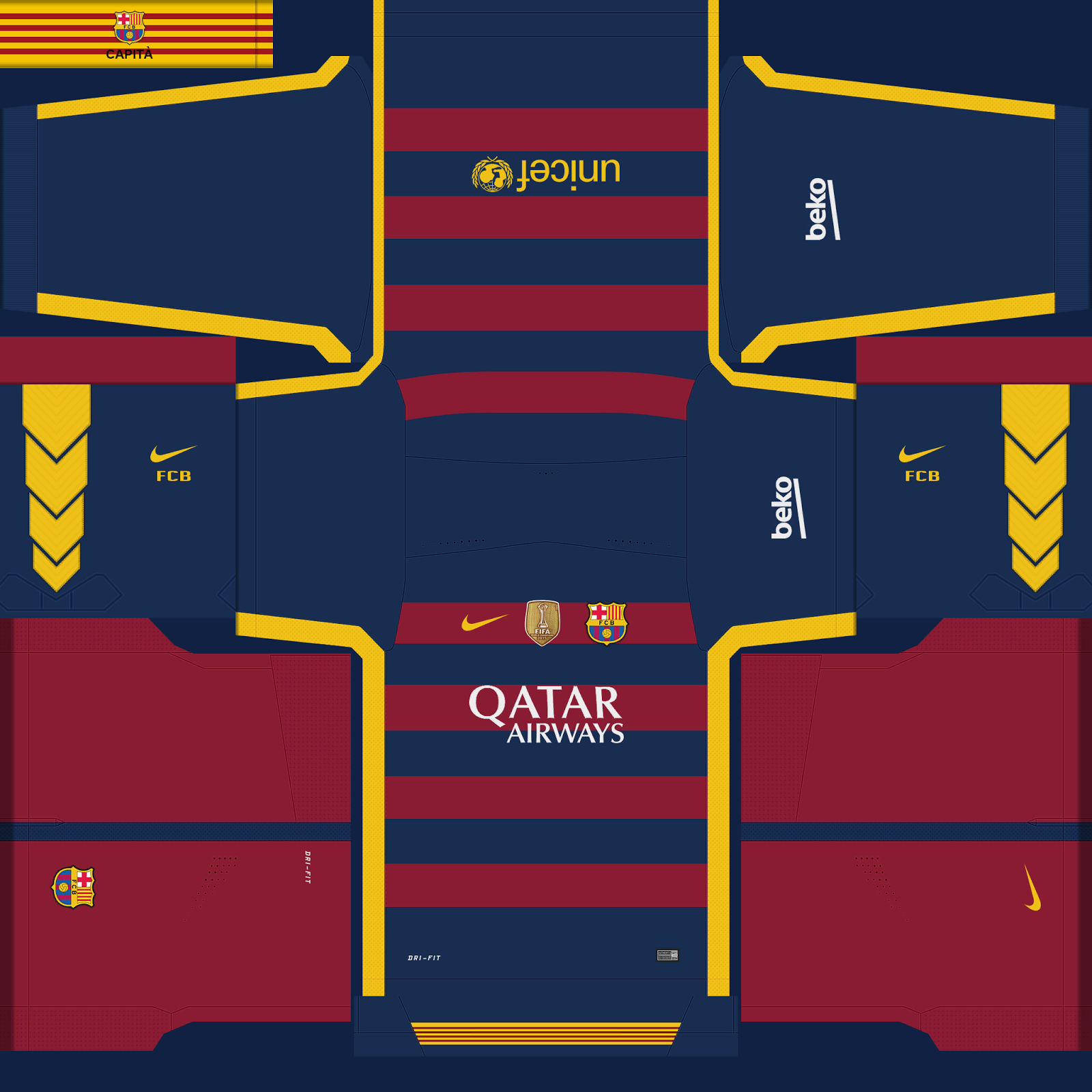 Fc Barcelona Kits Campeones Mundial de Clubes PES 2015/16 ...