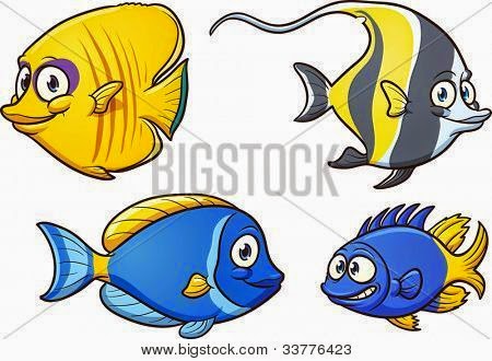 Cute Cartoon Fishes