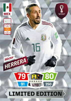 Héctor Herrera - carte Adrenalyn XL Fifa World Cup Qatar 2022