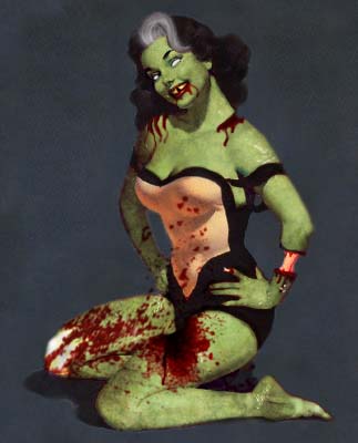 Zombie Pin Up No. 2