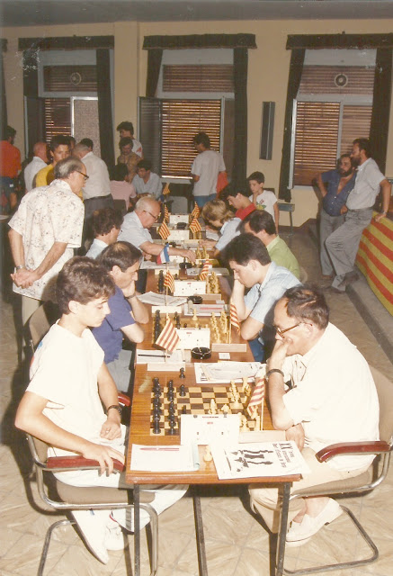 XX Open Internacional de Ajedrez de Berga 1987, partida aniel Travesset-Antoni Farré