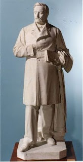 Escultura d'Aribau feta per Manel Fuxà i conservada al Museu Víctor Balaguer.