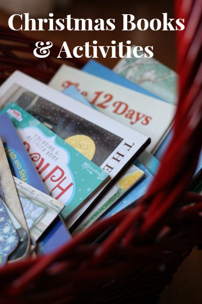 Lots of ideas for Christmas crafts and activities with book suggestions