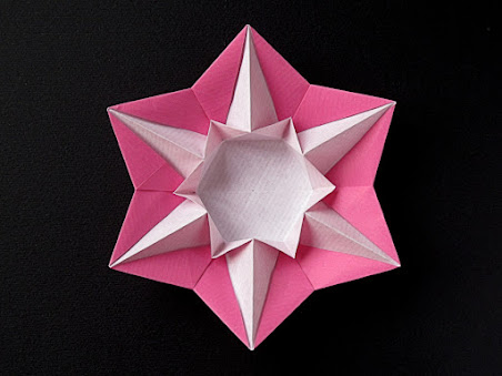 Origami, retro della Stella Cleo - Star Cleo by Francesco Guarnieri