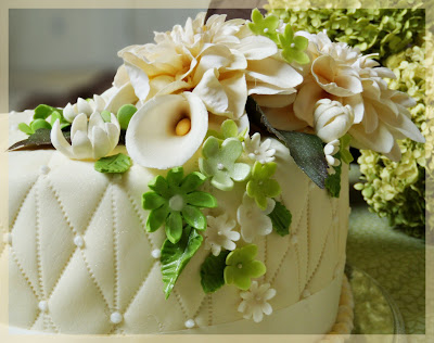 Small Wedding Cakes on Jeneze Cake Design  Small Floral Wedding Cake