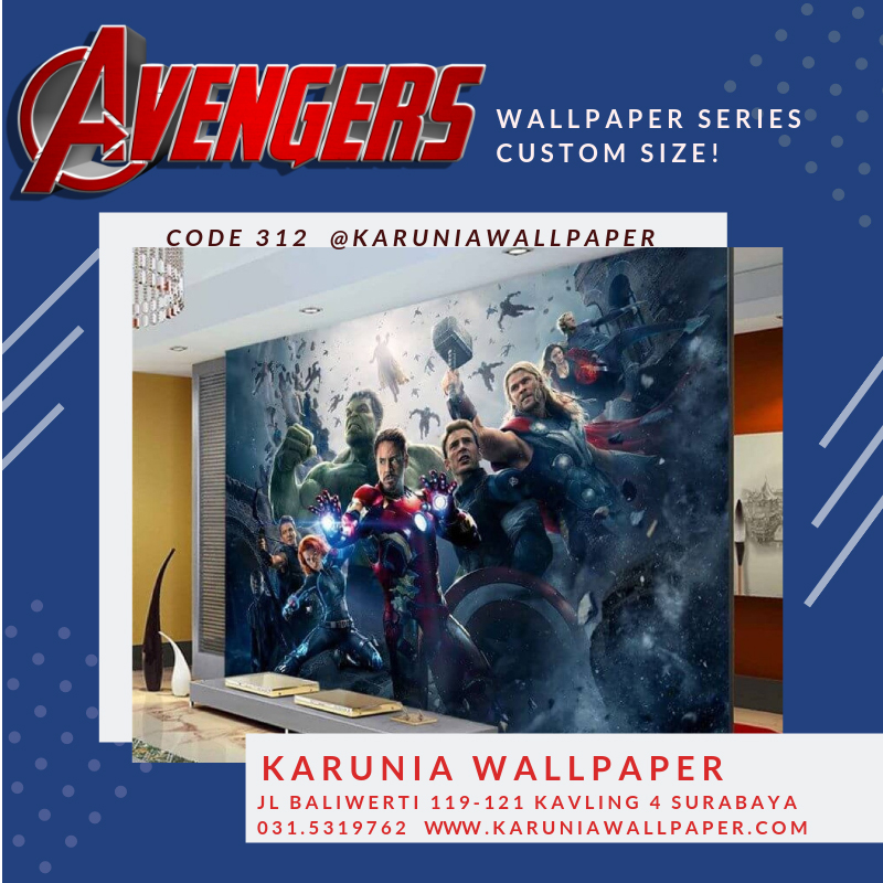 jual wallpaper anak superhero avengers