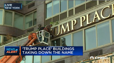 Residents petition for Donald Trump’s name to be removed from three New York City apartment buildings 