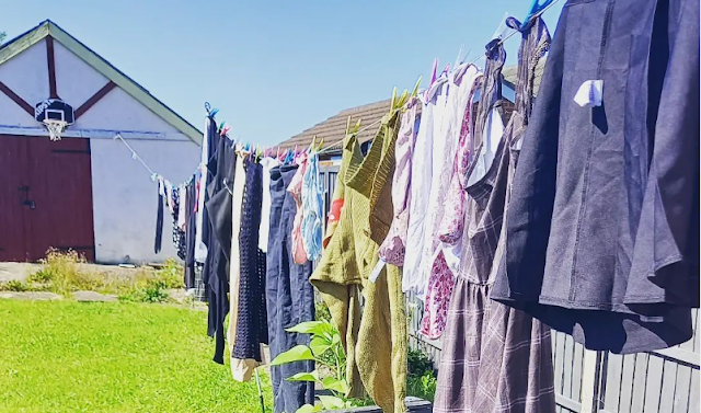 Washing on line