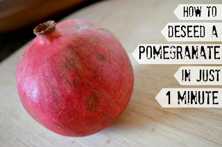 How To Deseed a pomegranate, How to get the seeds out of a pomegranate, Fastest way to deseed a pomegranate