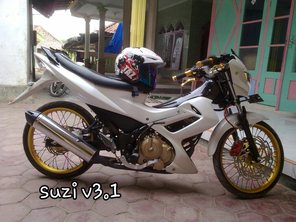 Modif SATRIA F Ala Gue Mulai Dari Awal Ampe Akhir Aciz Gulaly