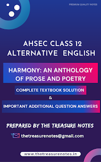 AHSEC Class 12 Alternative English Solution