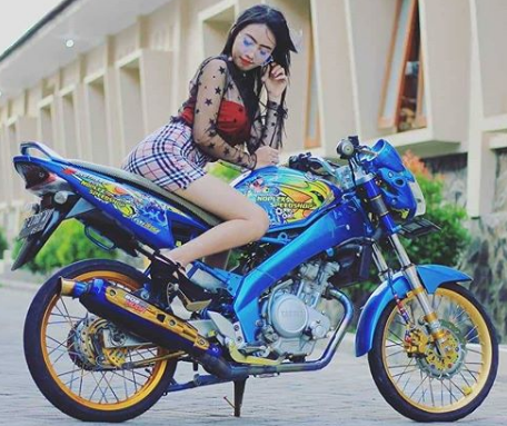 Modifikasi Vixion Warna Biru Polos Original Dongker Modifikasi Vixion Warna Biru Polos Original Dongker