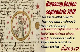Horoscop Berbec septembrie 2018