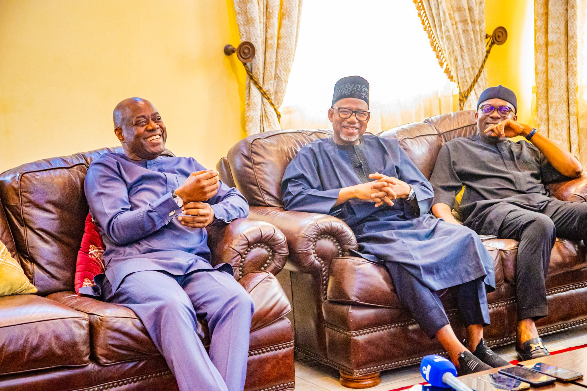 Governors pay Seyi Makinde condolence visit over passing of his elder brother, Sunday Makinde