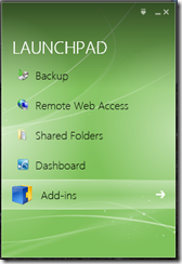 Launchpad with Add-ins