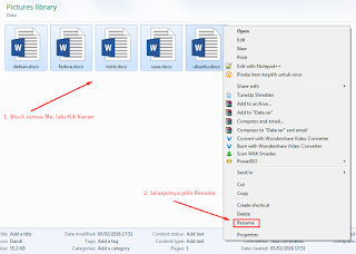 Cara Rename Beberapa File Sekaligus