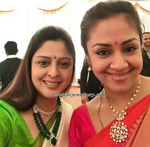 Nagma and Jyothika Jewelry