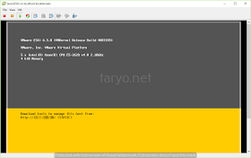 Perkenalan dan Installasi VMWare ESXi  (VMWare vSphere Hypervisor™)