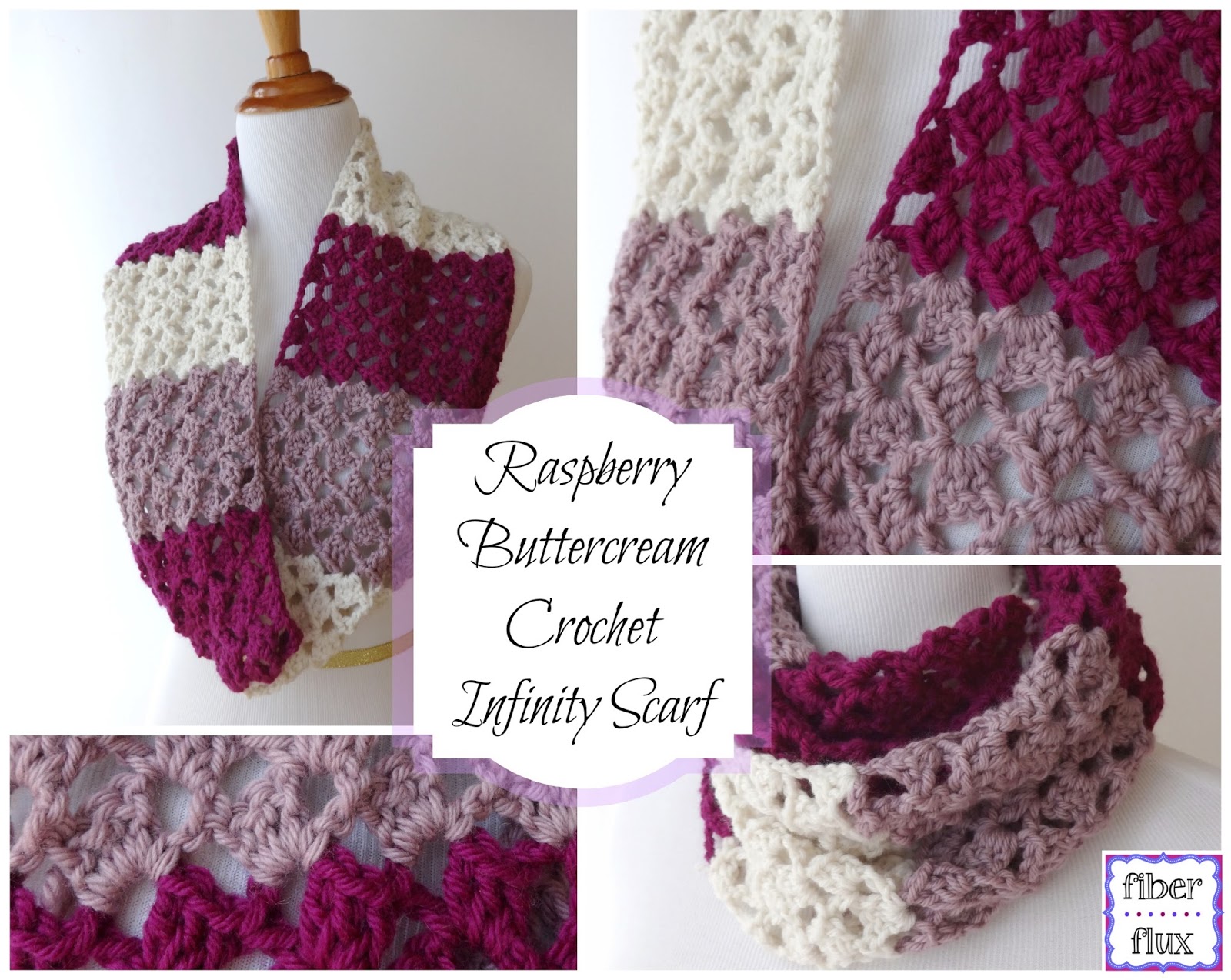 raspberry Scarf Infinity Free to how Raspberry Crochet  Pattern Buttercream Flux: make buttercream