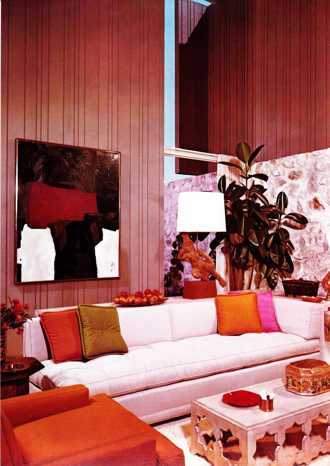 1960s interior décor: the decade of psychedelia gave rise
