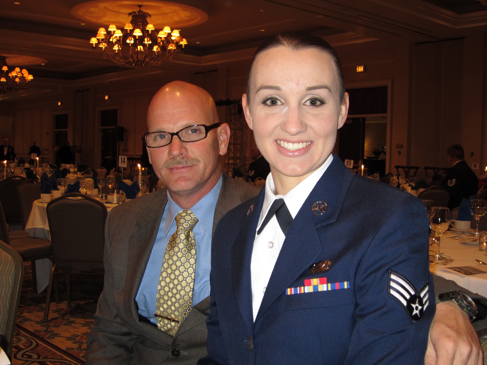 Air Force Enlisted Dress Uniform My first semi-formal banquet.