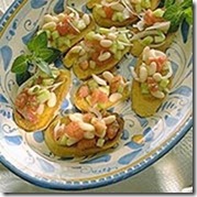 Bruschetta Tomatoes Beans