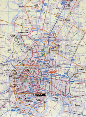 Political map of Bangkok