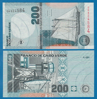 CV2 CAPE VERDE 200 ESCUDOS UNC 2005 (P-68)