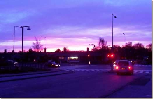 lysende himmel