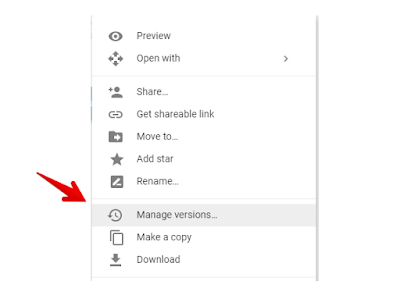 Langkah menyembunyikan File di google drive