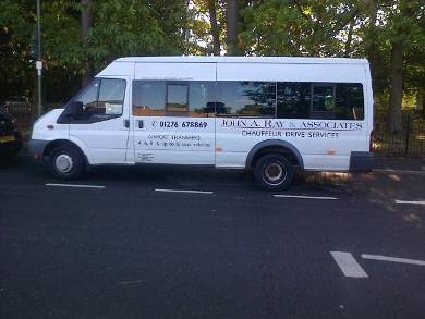 minibus hire Aldershot