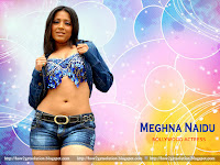 meghna naidu, wallpaper, blue top, blue short, hot, navel show, photo. for computer screen