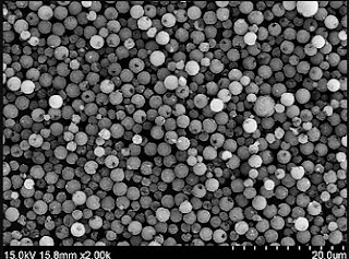 Amine-terminated magnetic silica beads