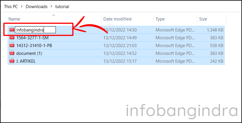 Cara Merename File Sekaligus di Windows